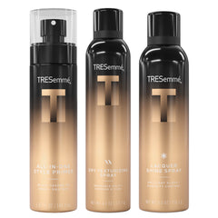 TRESemmé front packaging trio showing kit and easy routine benefits