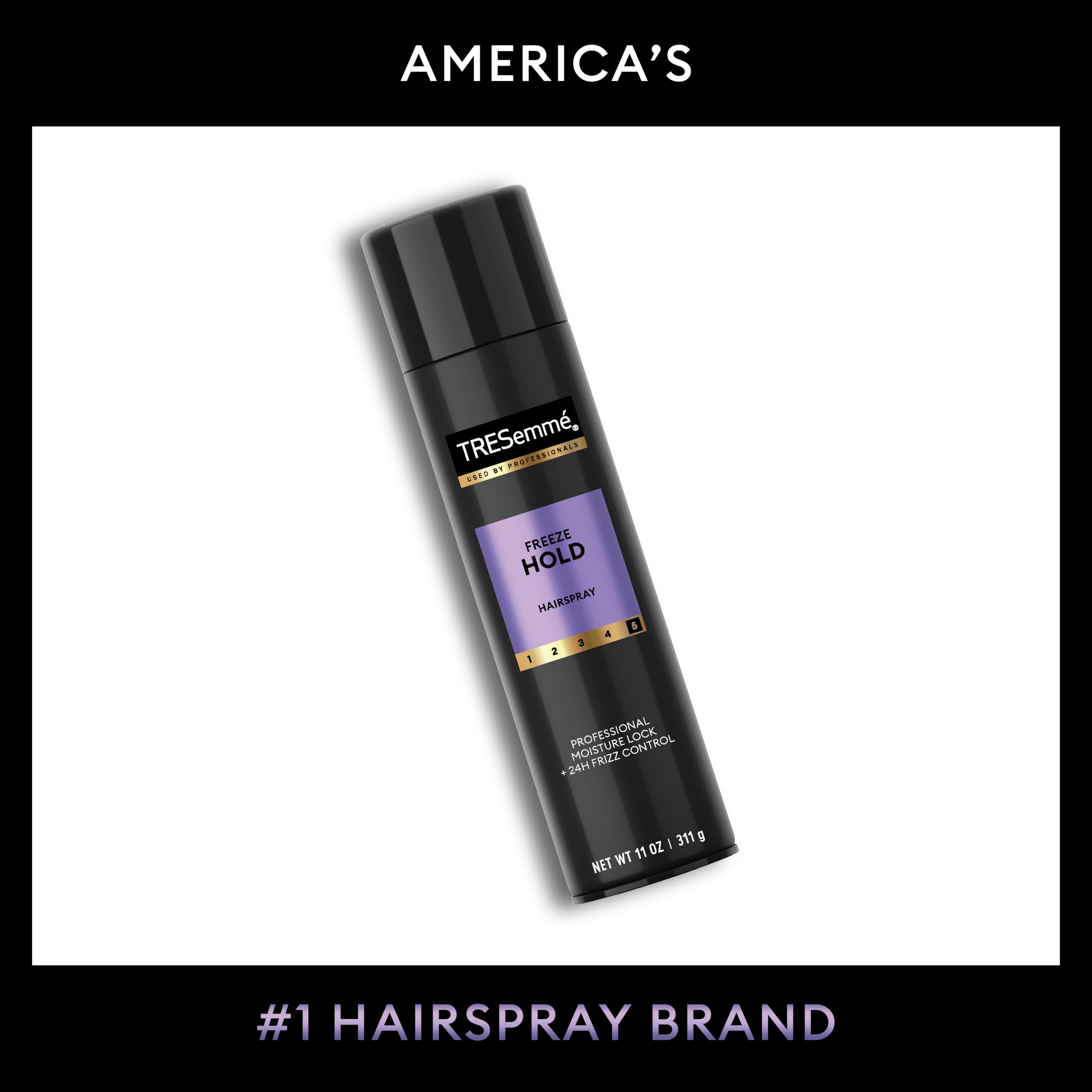 TRESemmé securing an elegant updo in a salon setting for long-lasting hold