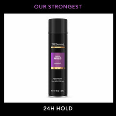 TRESemmé mist texture in air illustrating fine even coverage benefit
