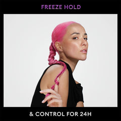 TRESemmé gel texture on hand illustrating smooth, non-sticky finish