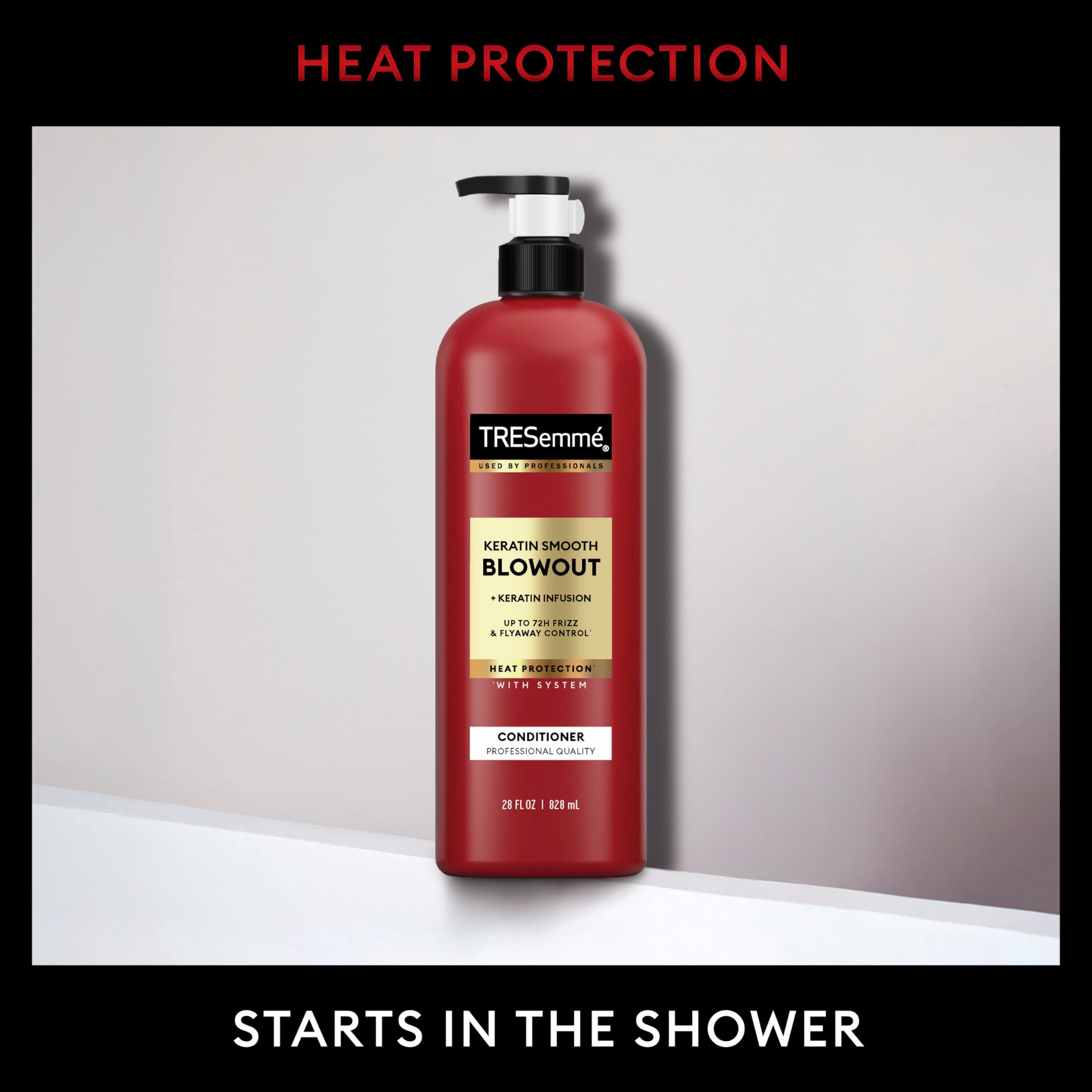 TRESemmé creamy conditioner texture demonstrating richness and slip
