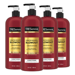 TRESemmé front packaging showing 28 oz keratin conditioner benefit