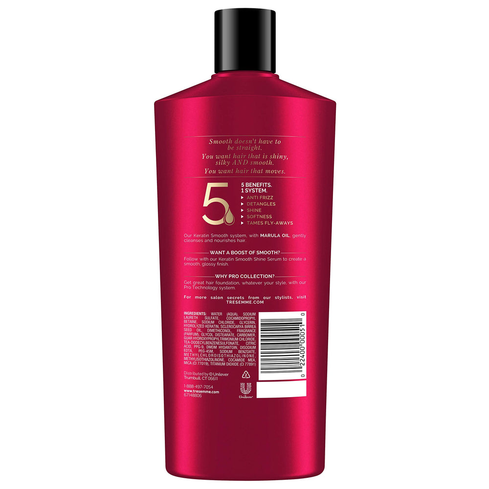 TRESemmé pump dispensing lather to demonstrate easy application and control