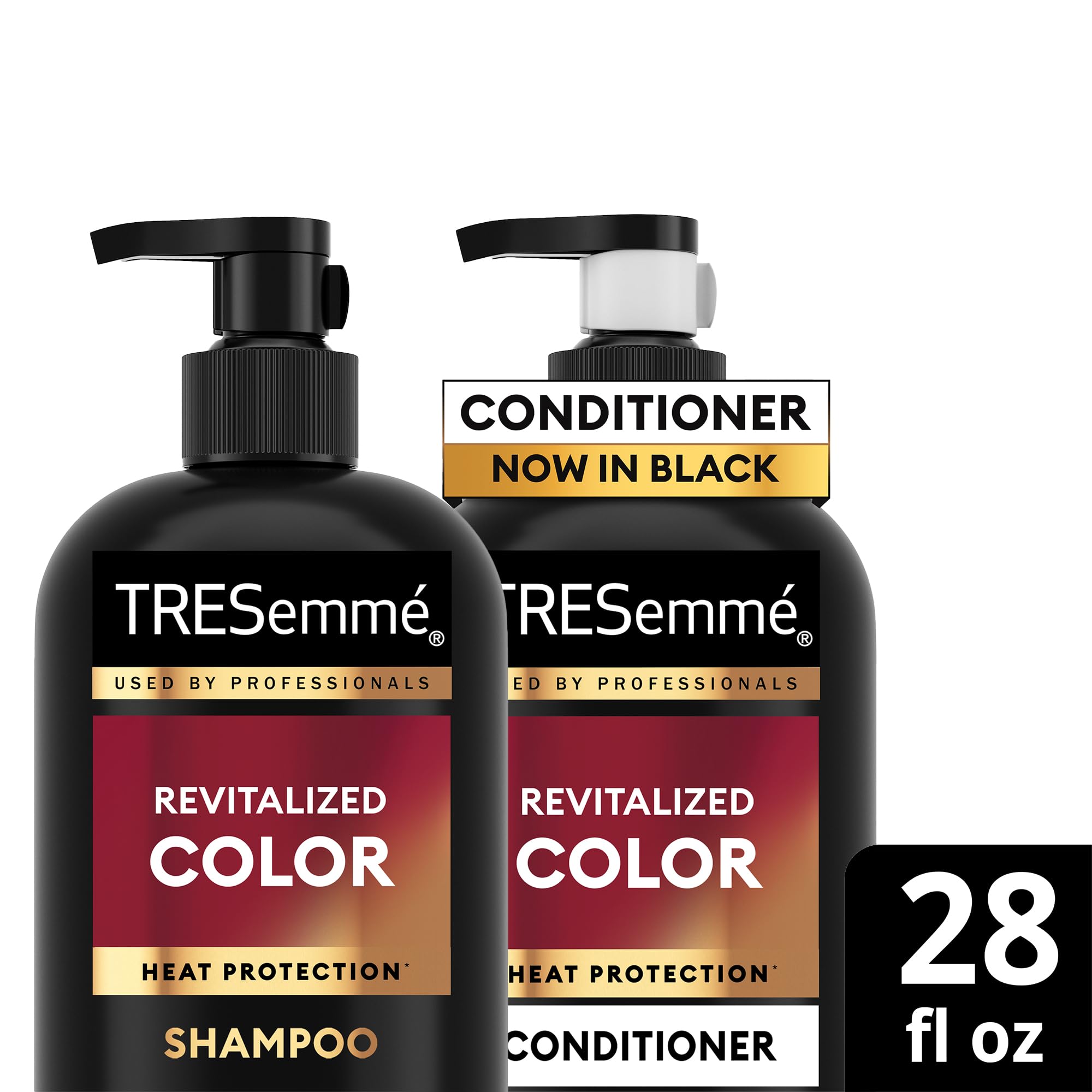 TRESemmé lifestyle bathroom scene portraying salon-style results at home