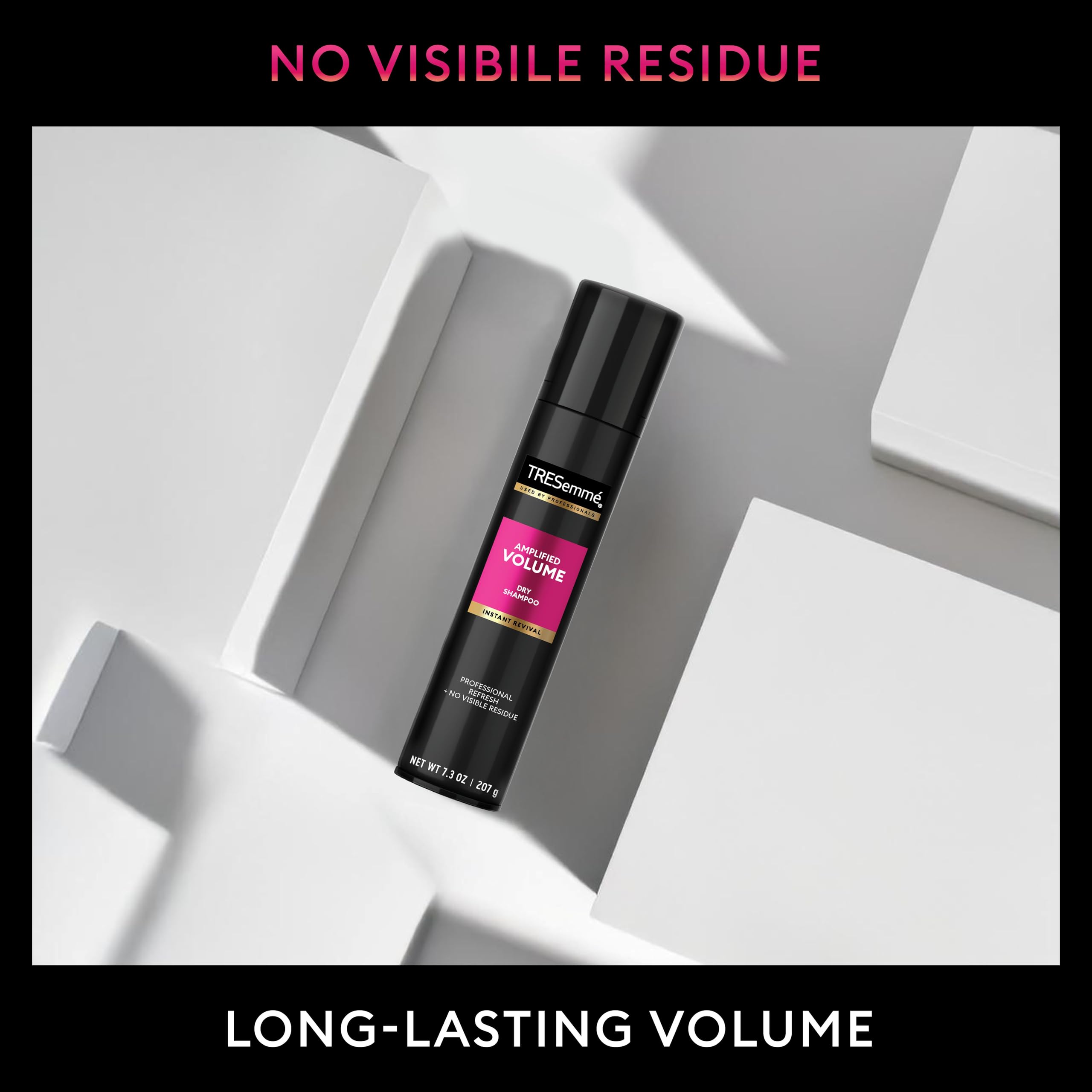 TRESemmé in-use scene refreshing roots during morning routine for added volume