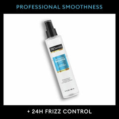 TRESemmé leave-in conditioner texture pouring, showing lightweight slip
