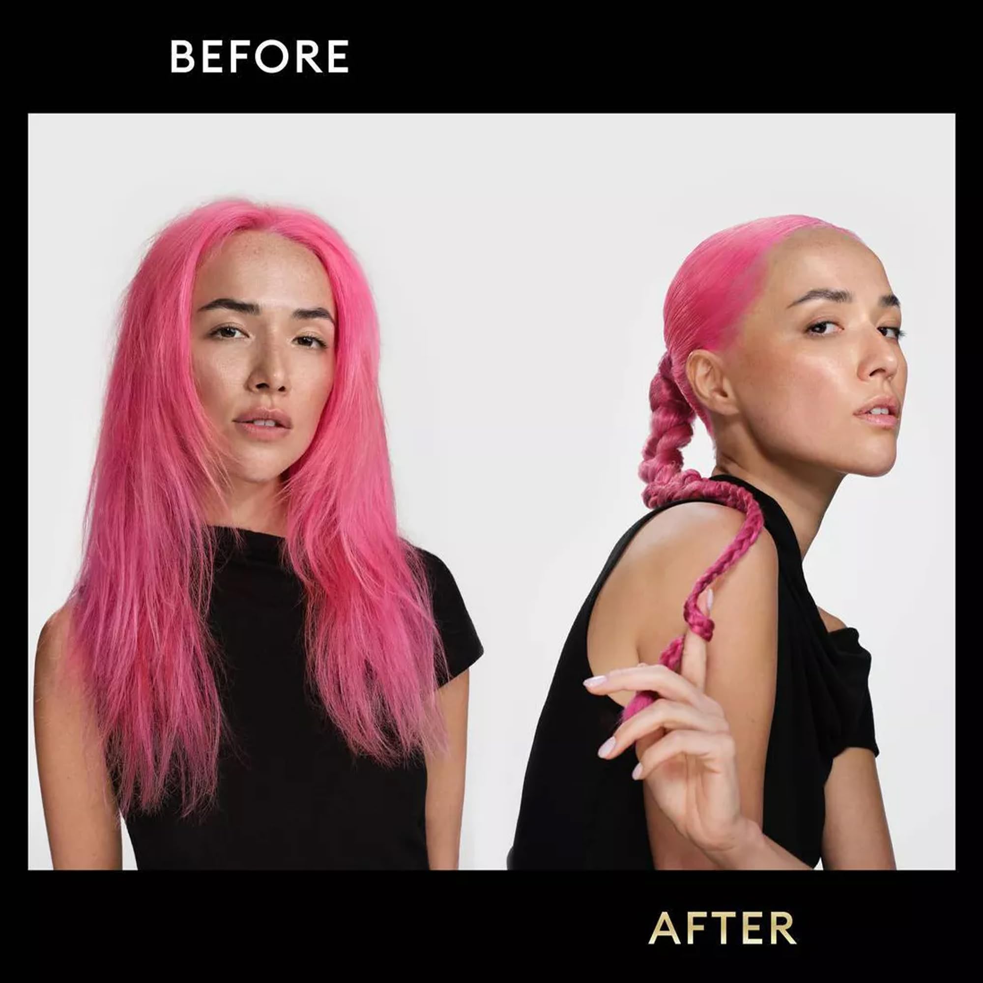 TRESemmé finished blowout showing smooth frizz-controlled styling