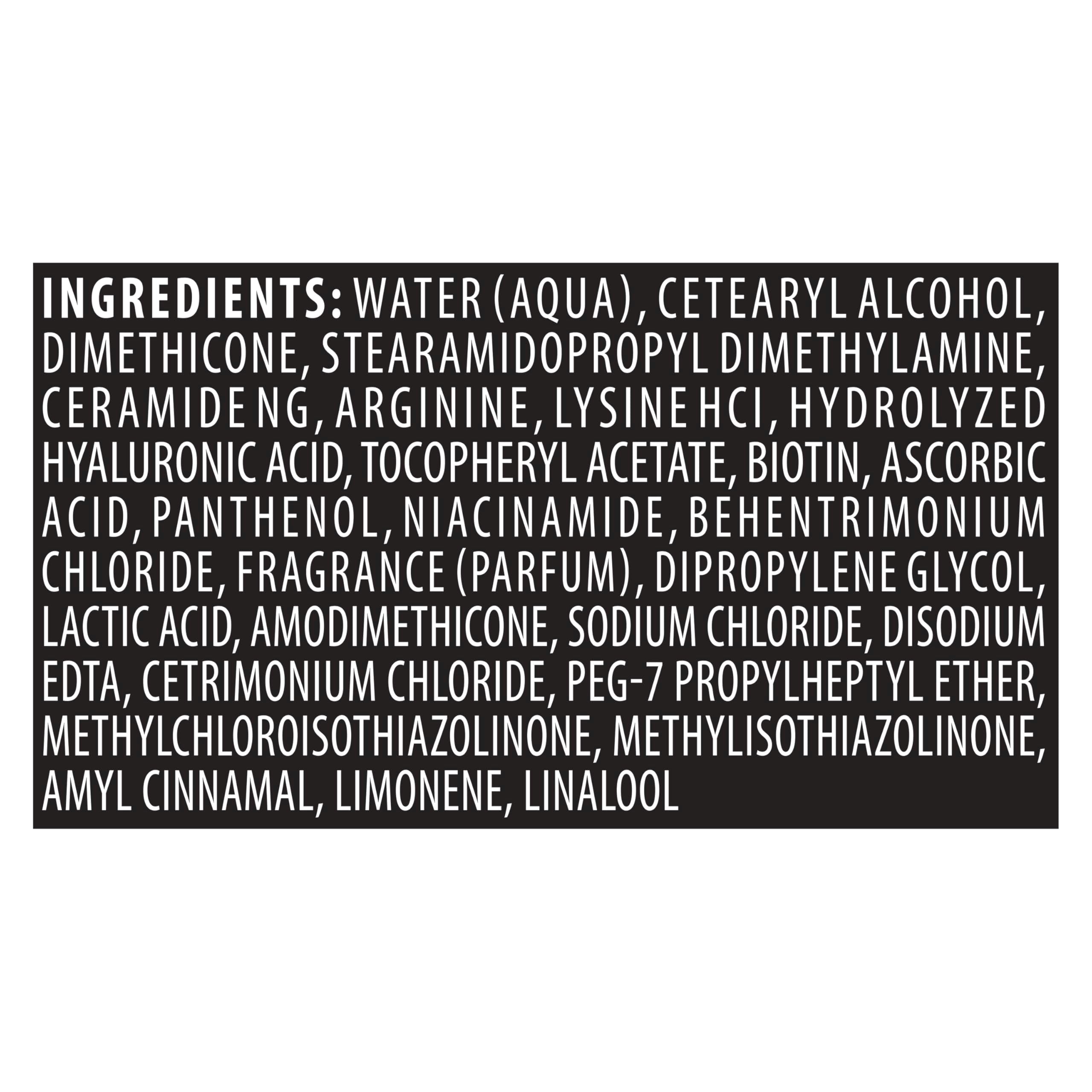 TRESemmé styled hair after use showing smooth, hydrated-looking results