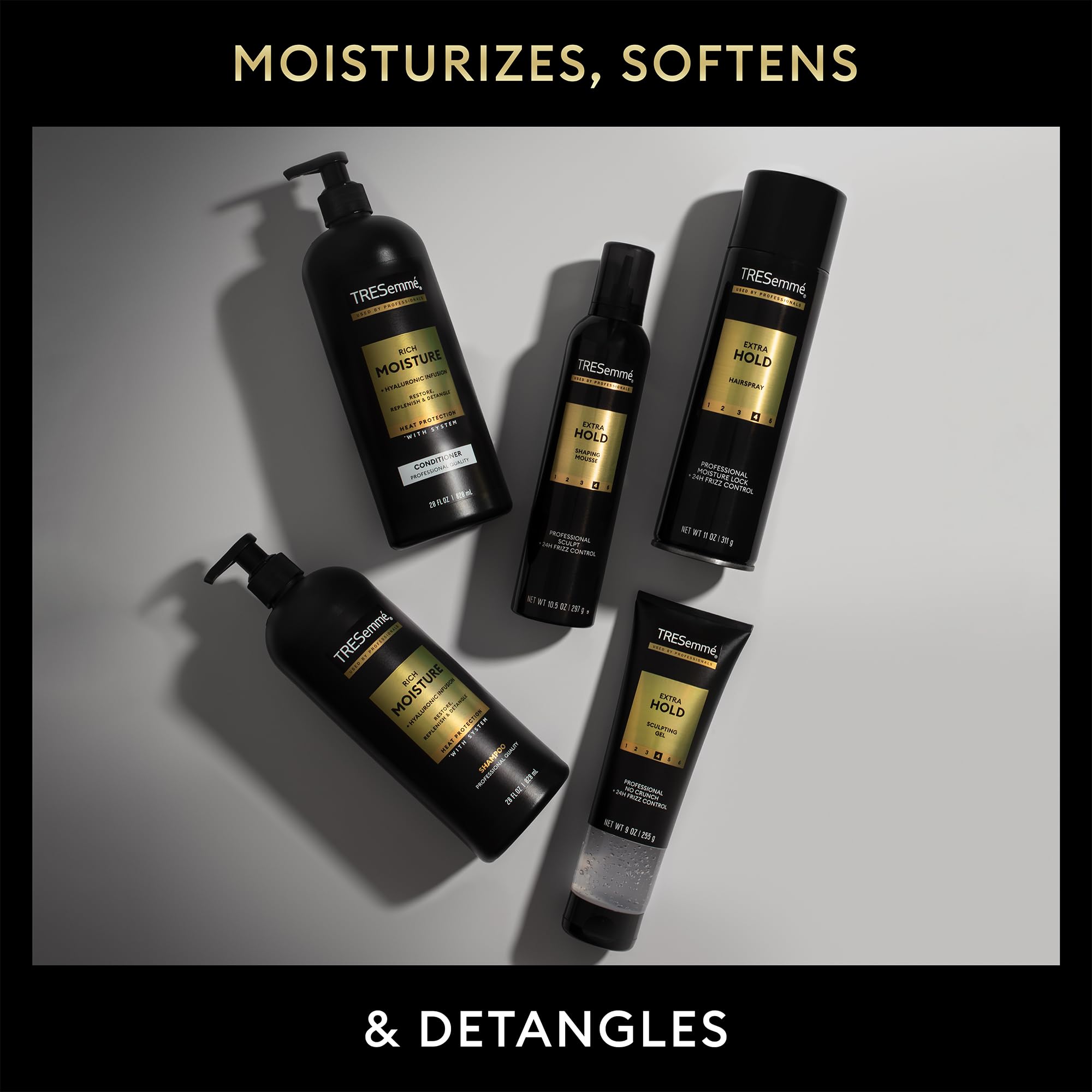 TRESemmé stylist kit scene shows professional, bulk-ready supply