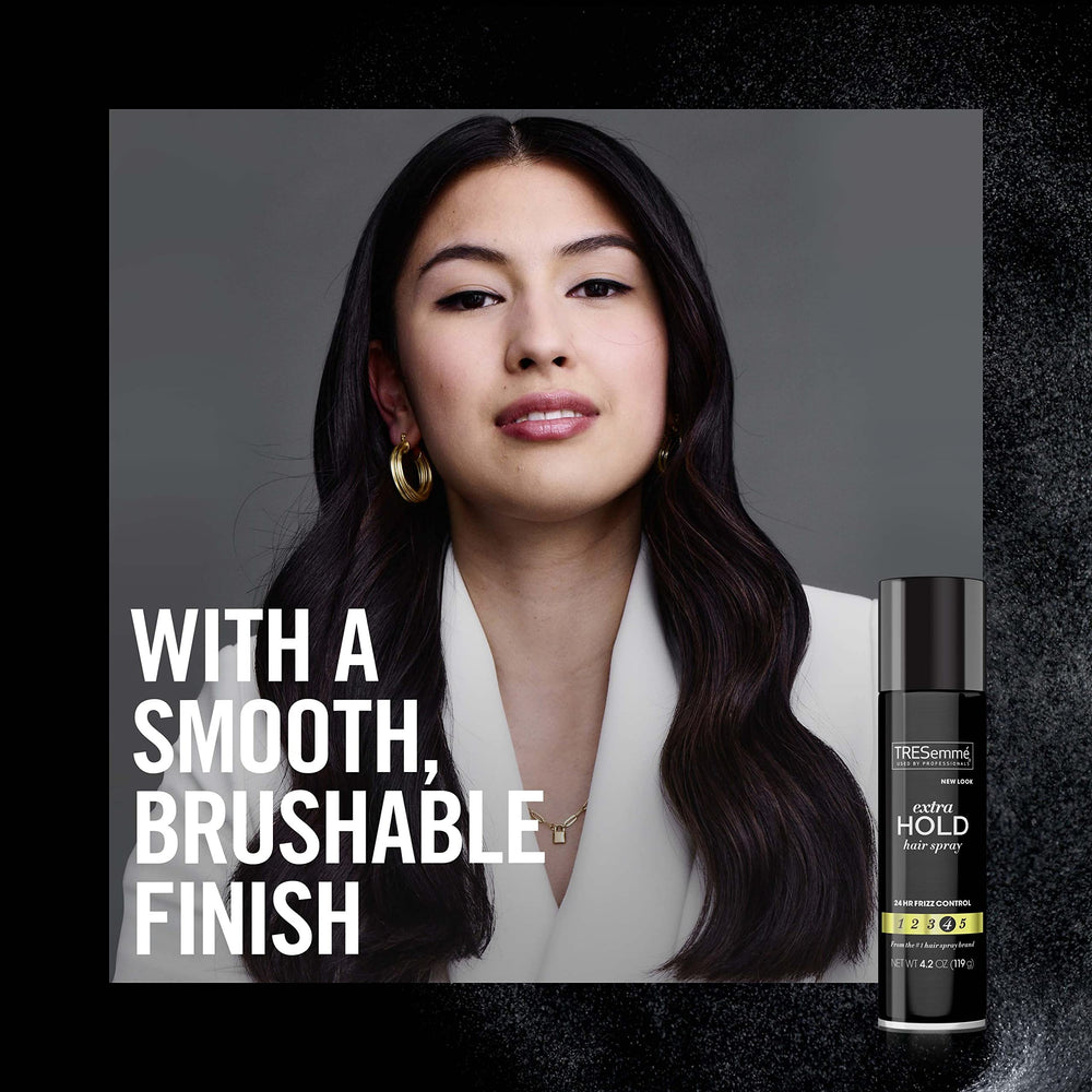 TRESemmé cans inside travel bag for easy carry and on-the-go touch-ups