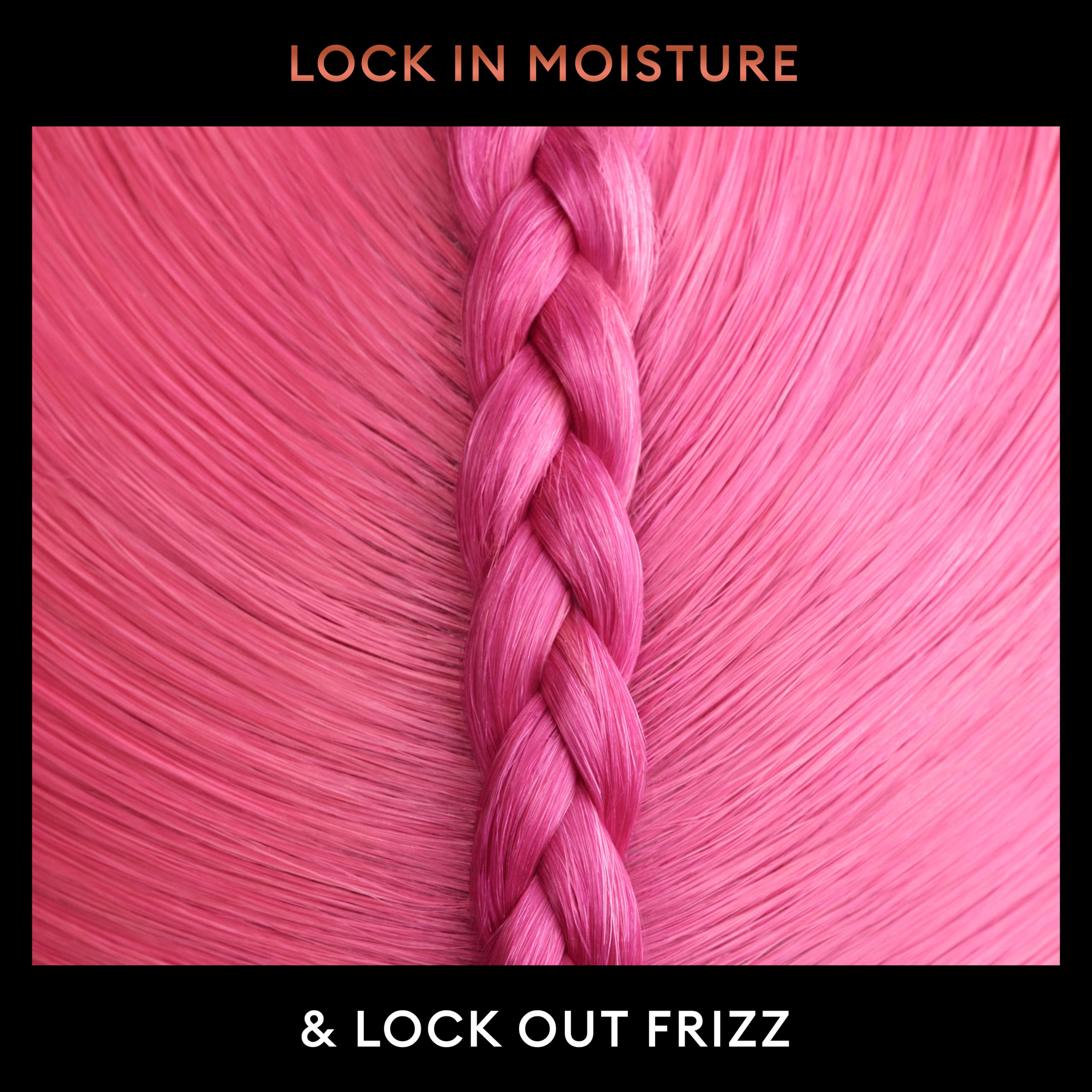 TRESemmé before and after hair image showing reduced frizz benefit