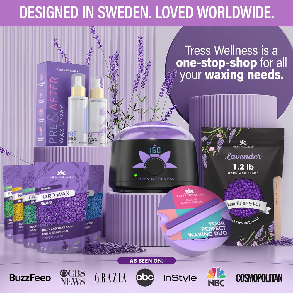 Tress Wellness kit staged in bathroom showing easy at-home use