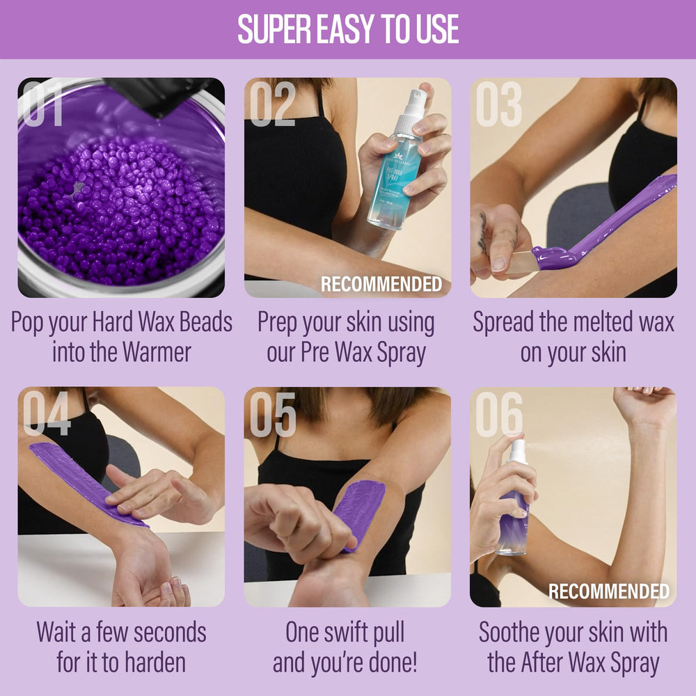 Tress Wellness in-use on bikini area showing clean hair removal