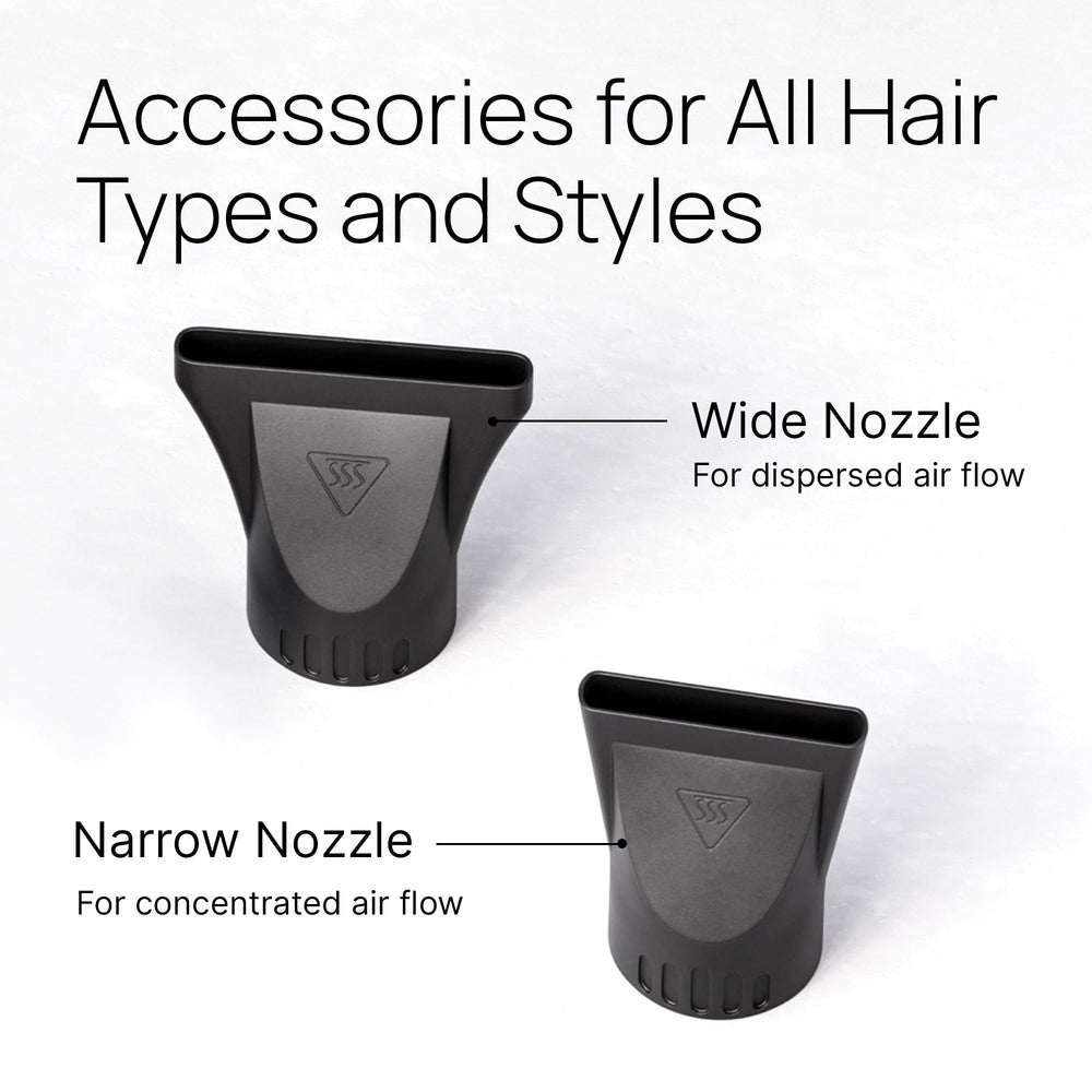 TREZORO ceramic tourmaline grille detailed to show smoother, shinier hair