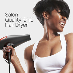 TREZORO with diffuser attached demonstrating enhanced curl definition and gentle drying