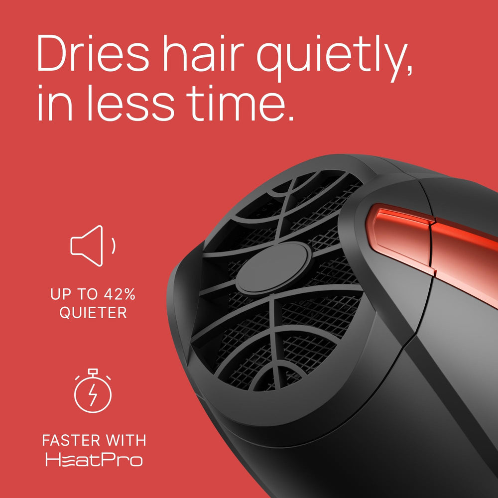 TREZORO close-up of narrow nozzle for focused airflow and precise styling control