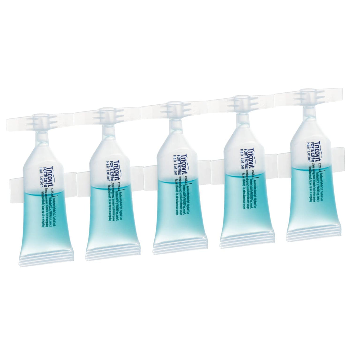 Tricovit front packaging showing five ampoules and product benefit