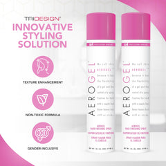 TRIDESIGN back label close-up with ingredients and directions for informed use