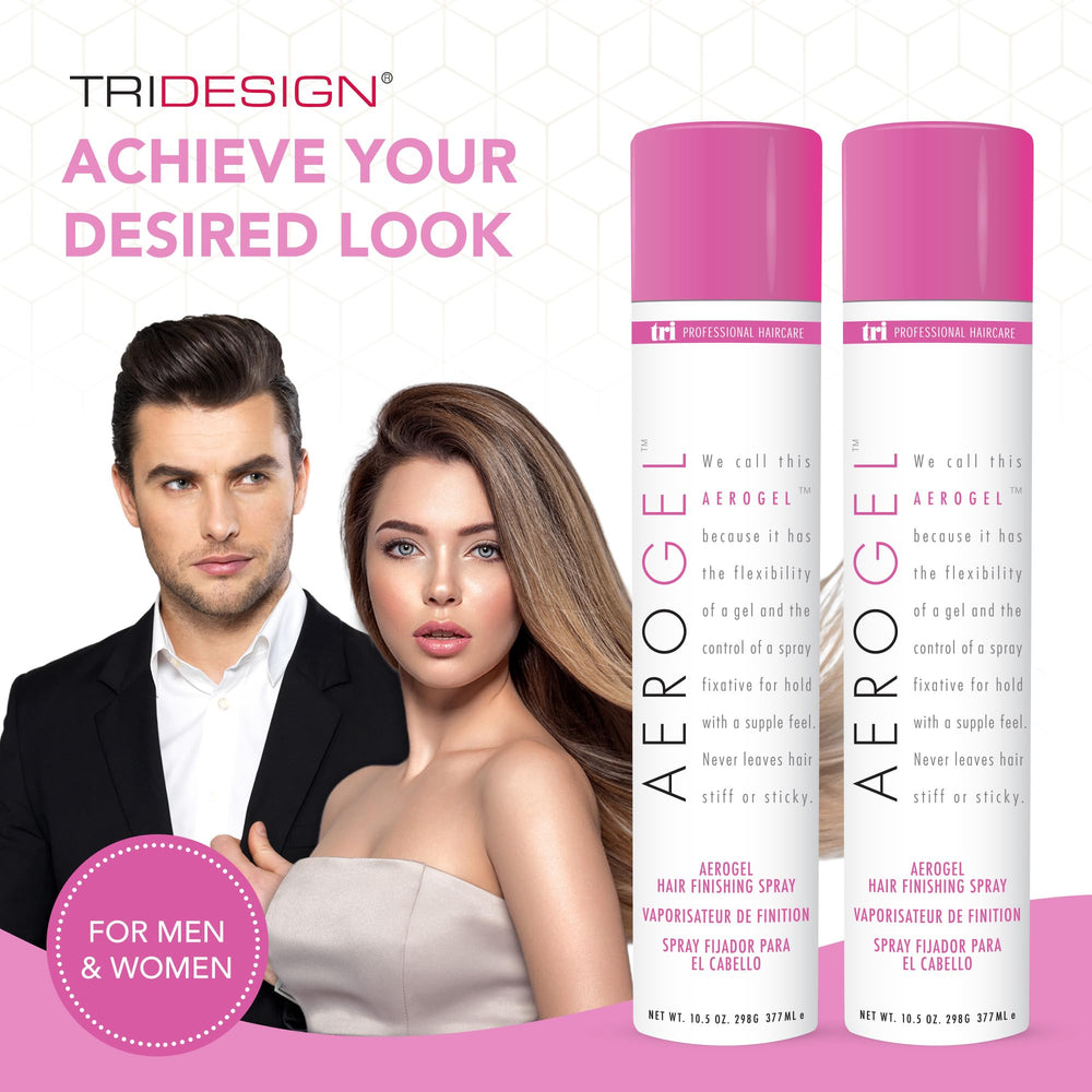 TRIDESIGN styled curly hair showing definition and frizz control benefit