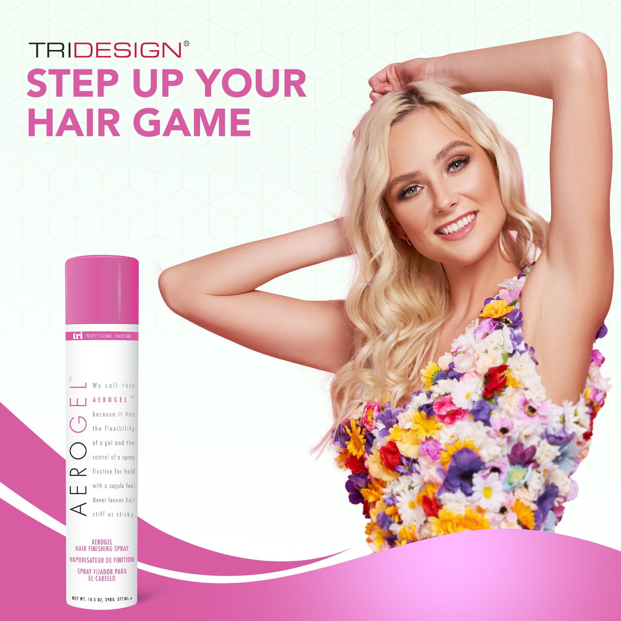TRIDESIGN on vanity in lifestyle scene for polished everyday styling