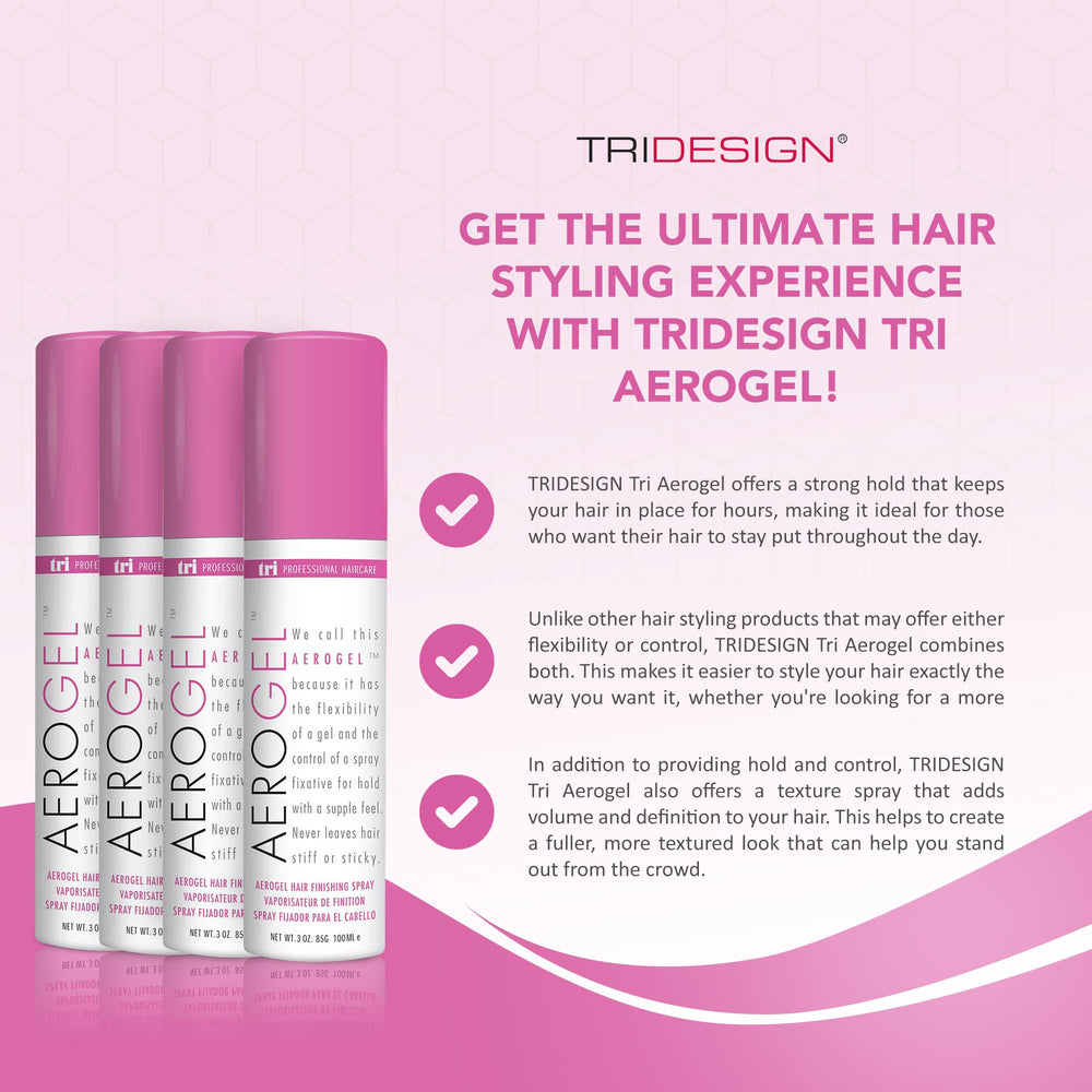 TRIDESIGN close-up of spray nozzle for even mist and precise application benefit