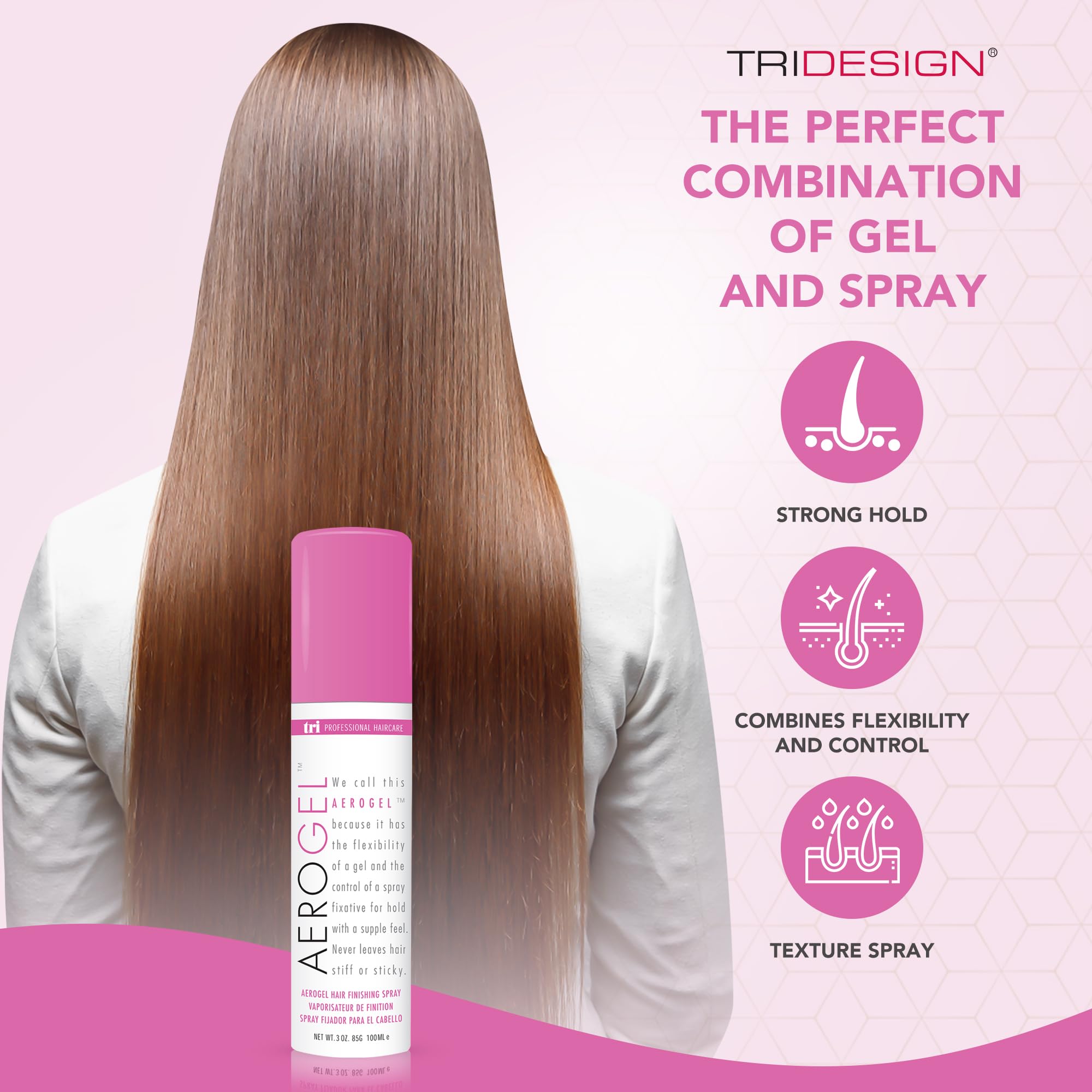 TRIDESIGN label and ingredients close-up for transparency and usage details