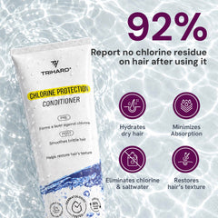 TRIHARD close-up of conditioner texture demonstrating smooth slip