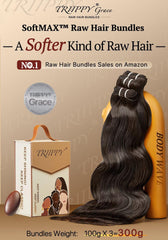 TRIIPPY close-up of double weft highlighting strength and reduced shedding