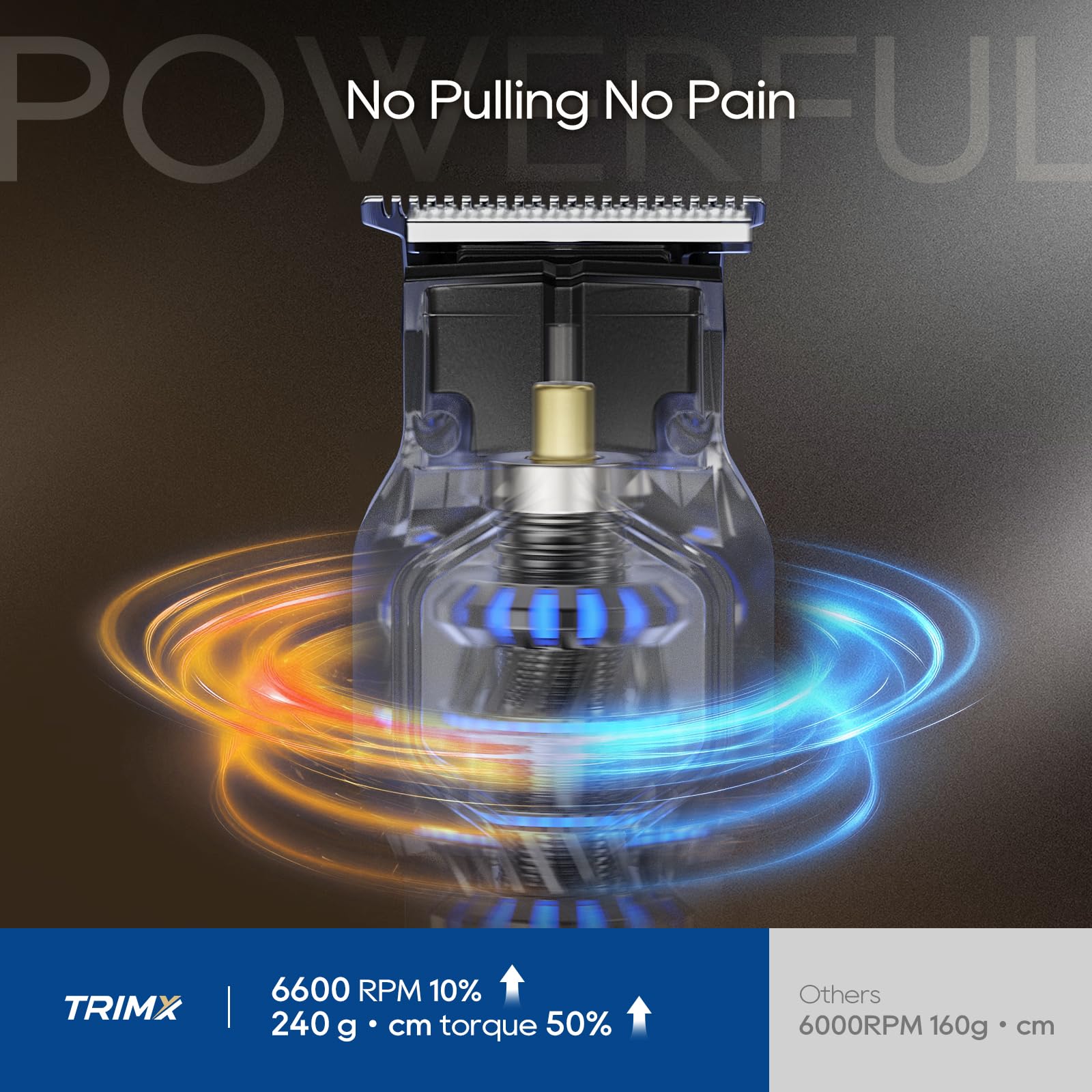 TRIMX USB-C charging port detail for fast convenient recharges and travel use