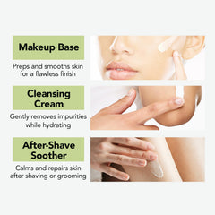Triple Lanolin applied to hands highlighting quick absorption and non-greasy comfort