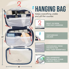 TRIPPED accessory pouch flat-lay displaying slim profile and tidy cable storage benefit