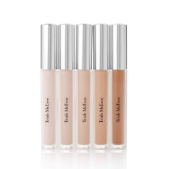 Trish McEvoy size shown next to a finger to convey compact 3.54 ml travel-friendly benefit