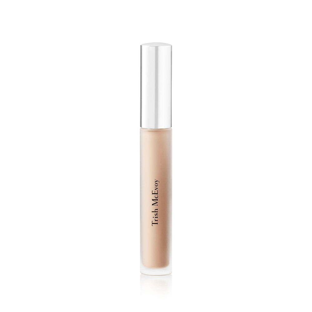 Trish McEvoy product on fingertip ready for application for easy blending benefit