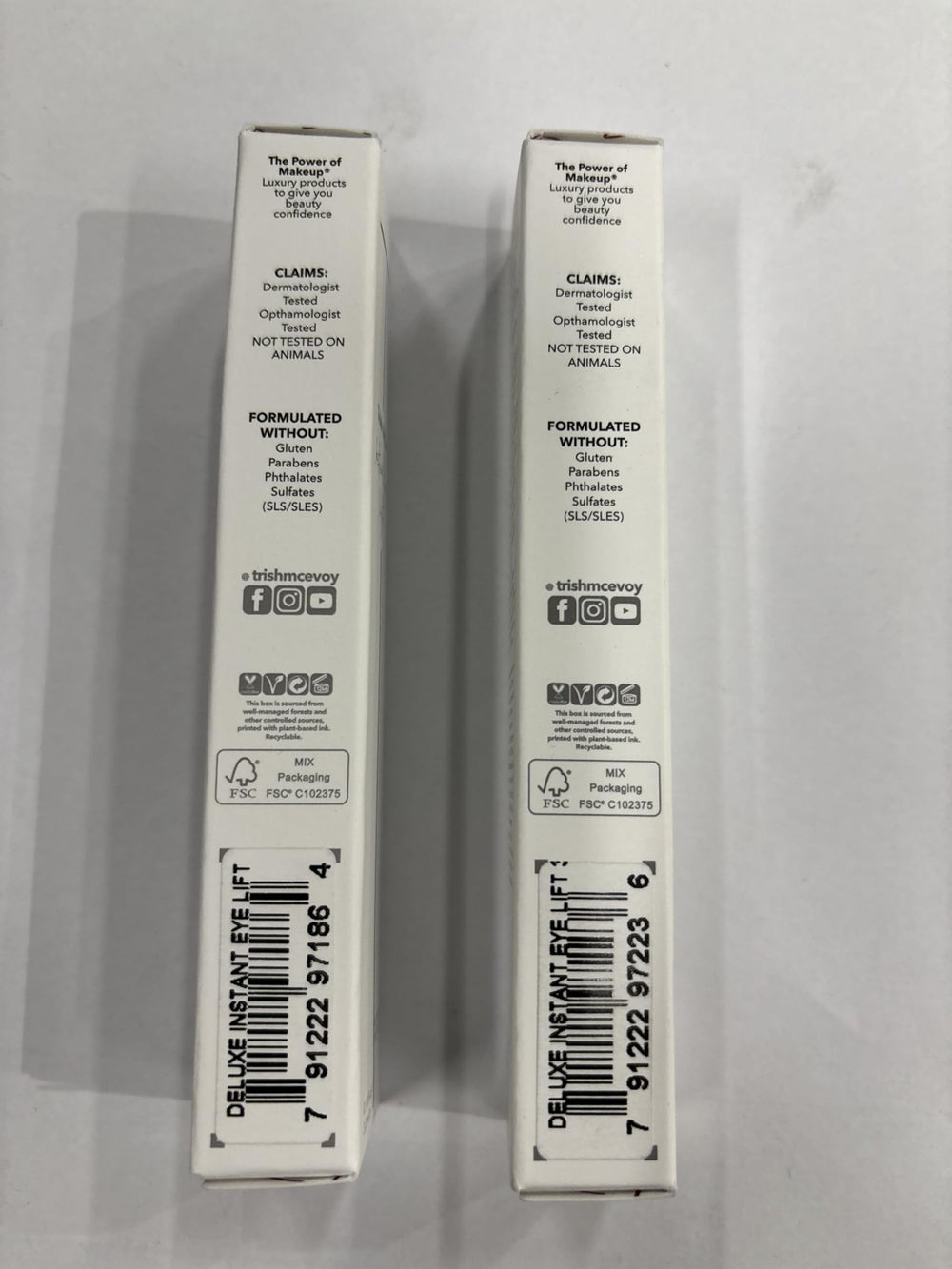 Trish McEvoy Instant Eye Lift closeup sheen on skin demonstrating subtle glow and softening of fine lines