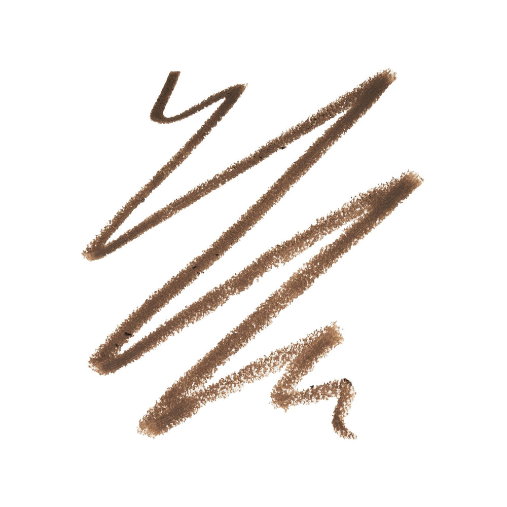 Trish McEvoy precision brow shaper applied on eyebrow demonstrating natural definition and blendability