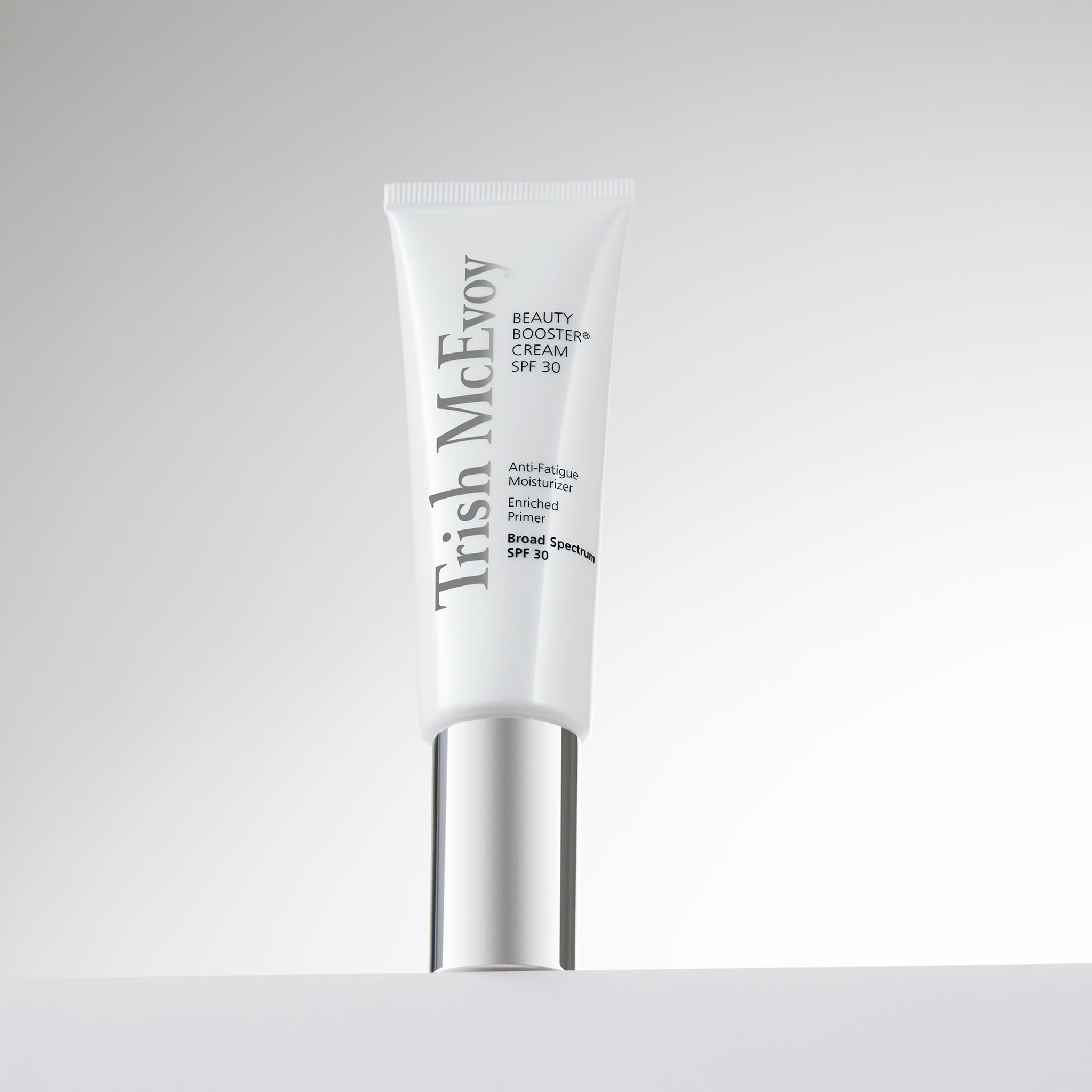 Trish McEvoy cream texture closeup revealing lightweight, non-greasy consistency for smooth application