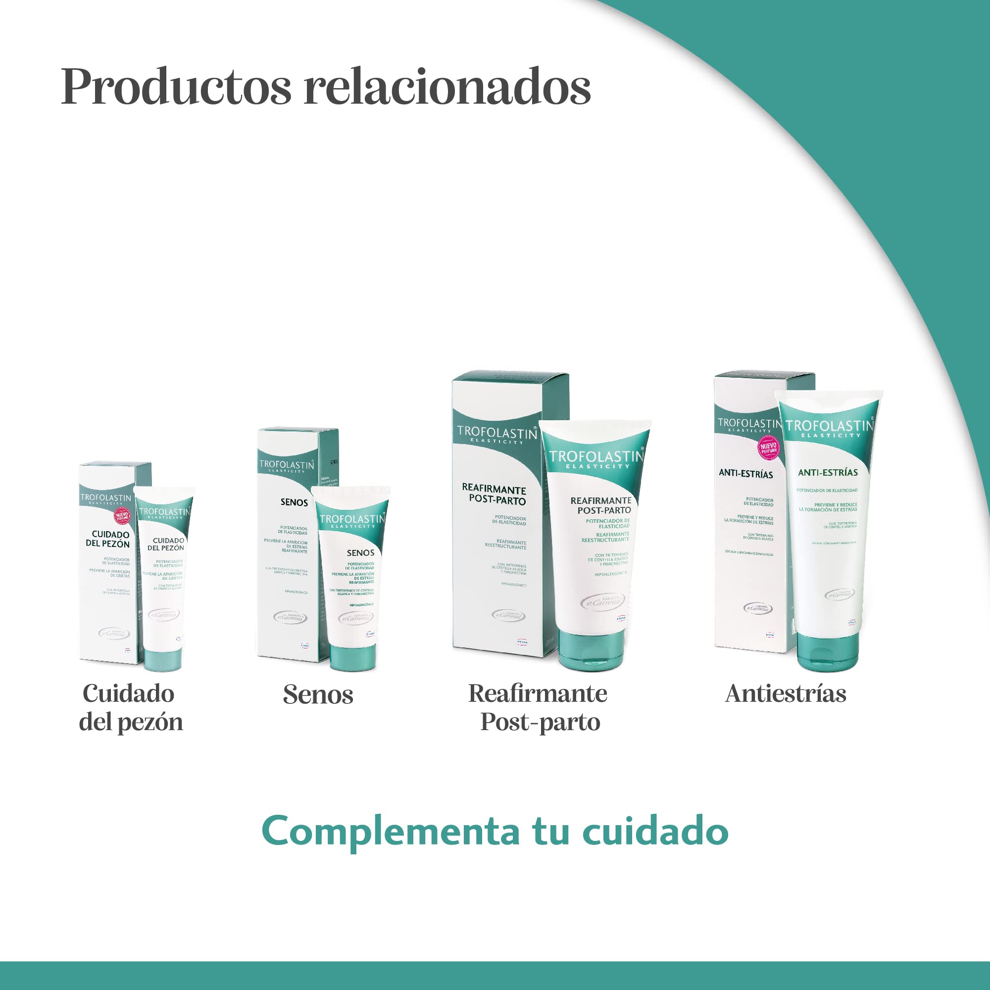 TROFOLASTIN label close-up showing hypoallergenic and antioxidant notes