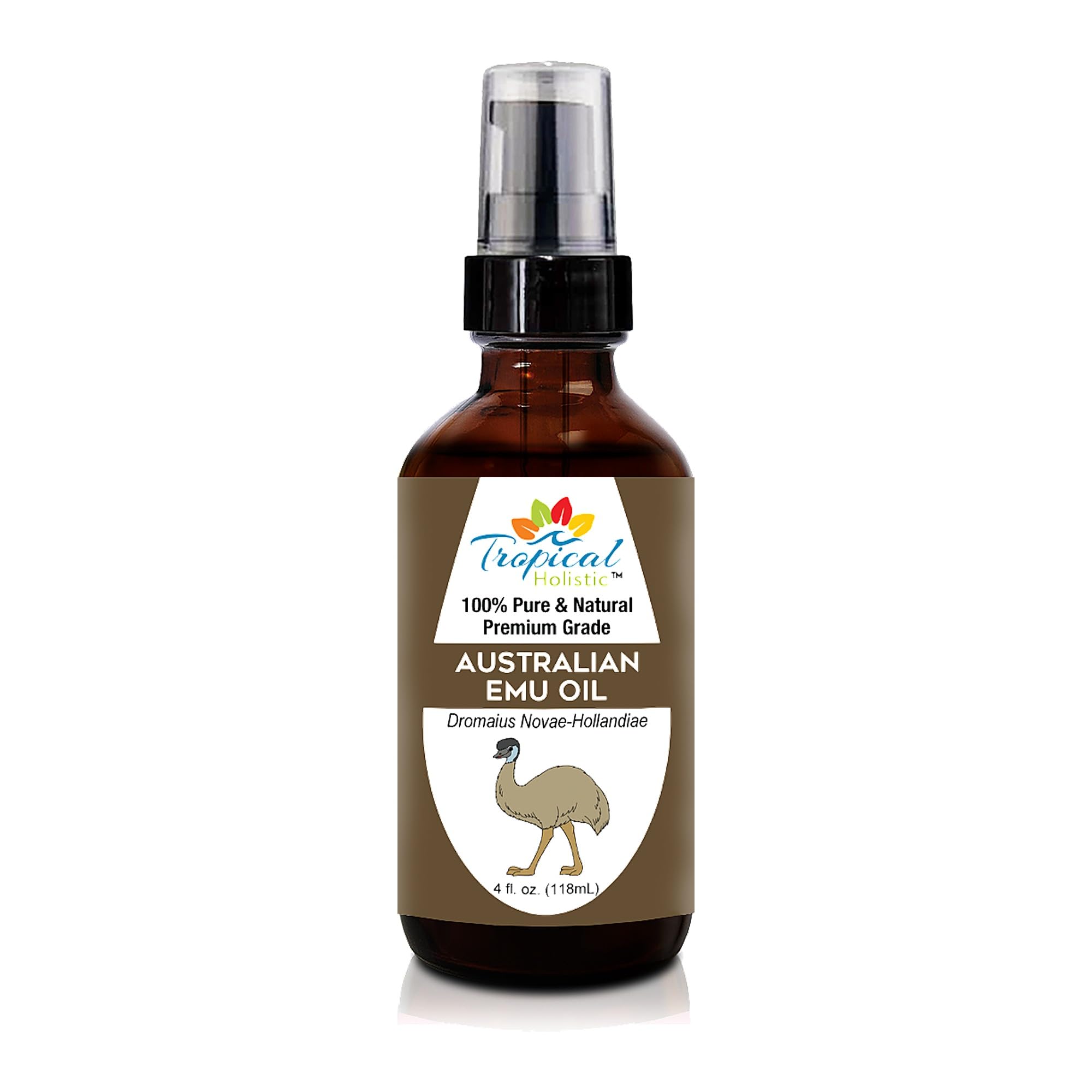 Tropical Holistic front bottle view showing clean single-ingredient packaging and size