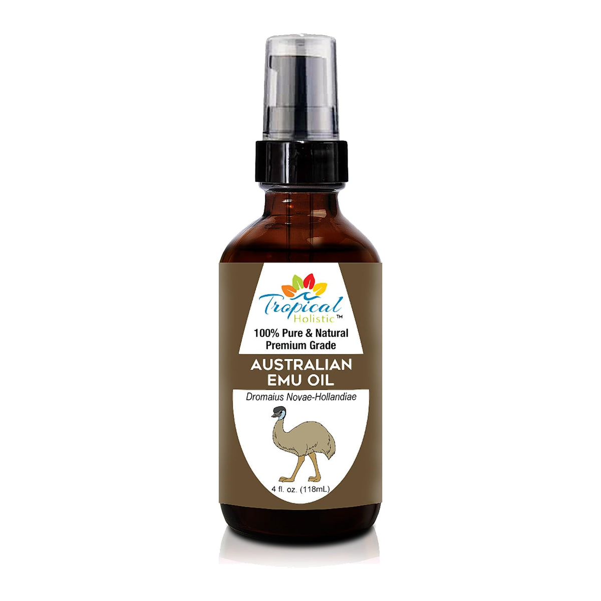 Tropical Holistic front bottle view showing clean single-ingredient packaging and size