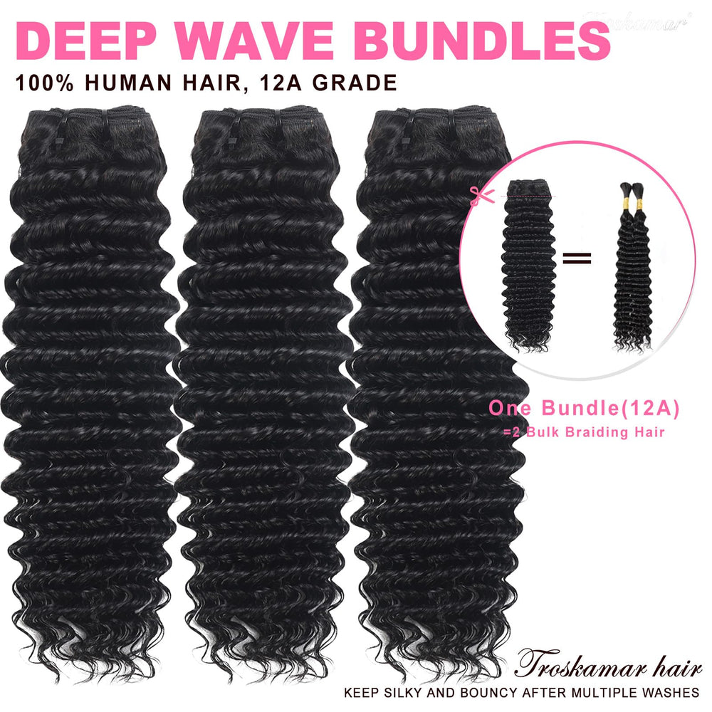 Troskamar close-up of deep wave texture highlighting natural bounce