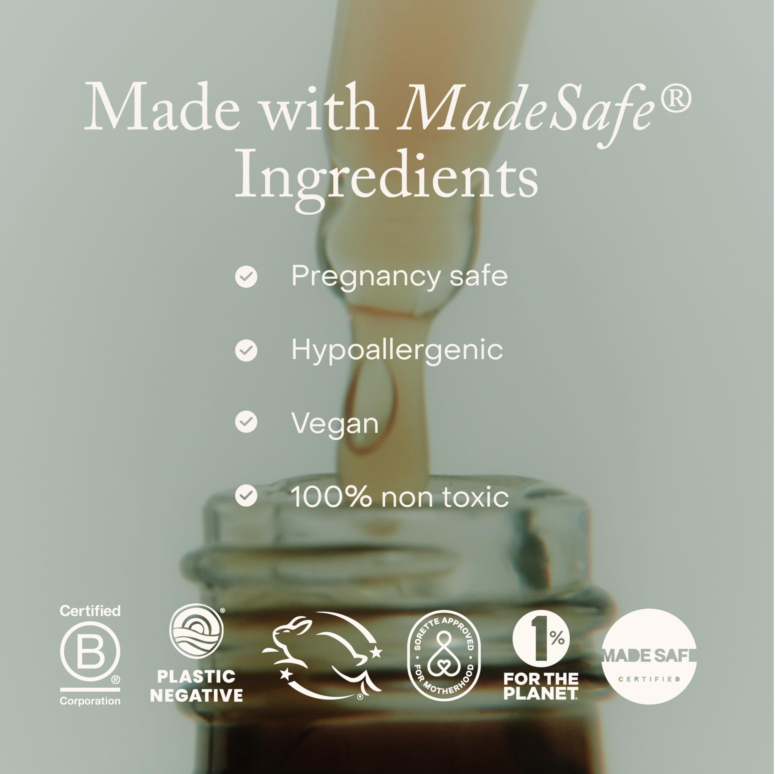 True Botanicals before and after skin texture comparison showing refined appearance