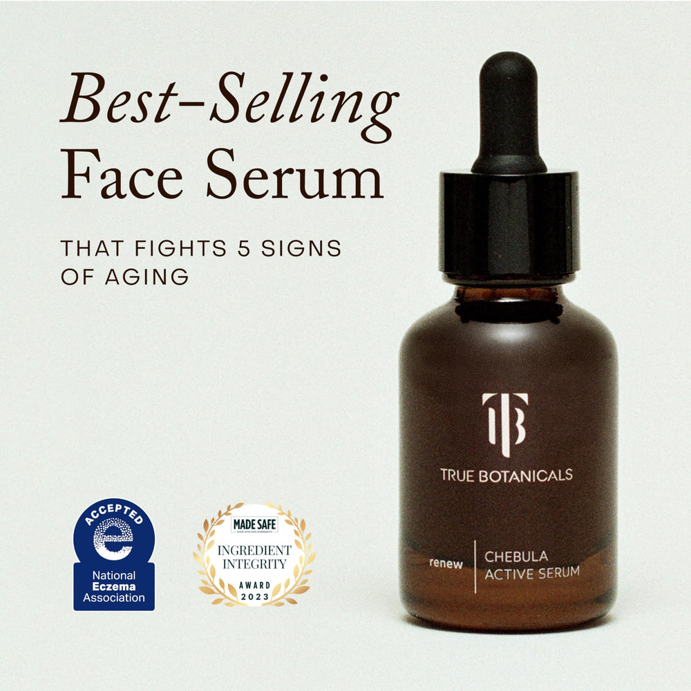True Botanicals dropper dispensing serum texture for quick absorption and hydration