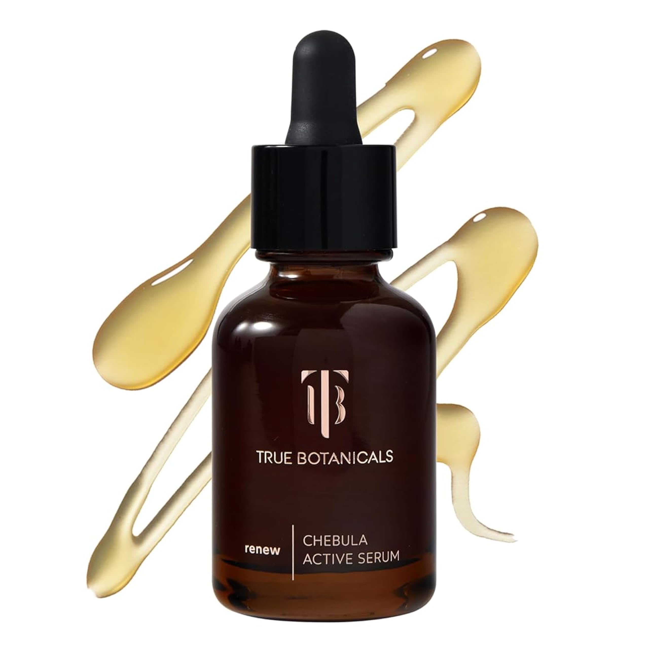 True Botanicals bottle front packaging showing clean anti-aging design and benefits
