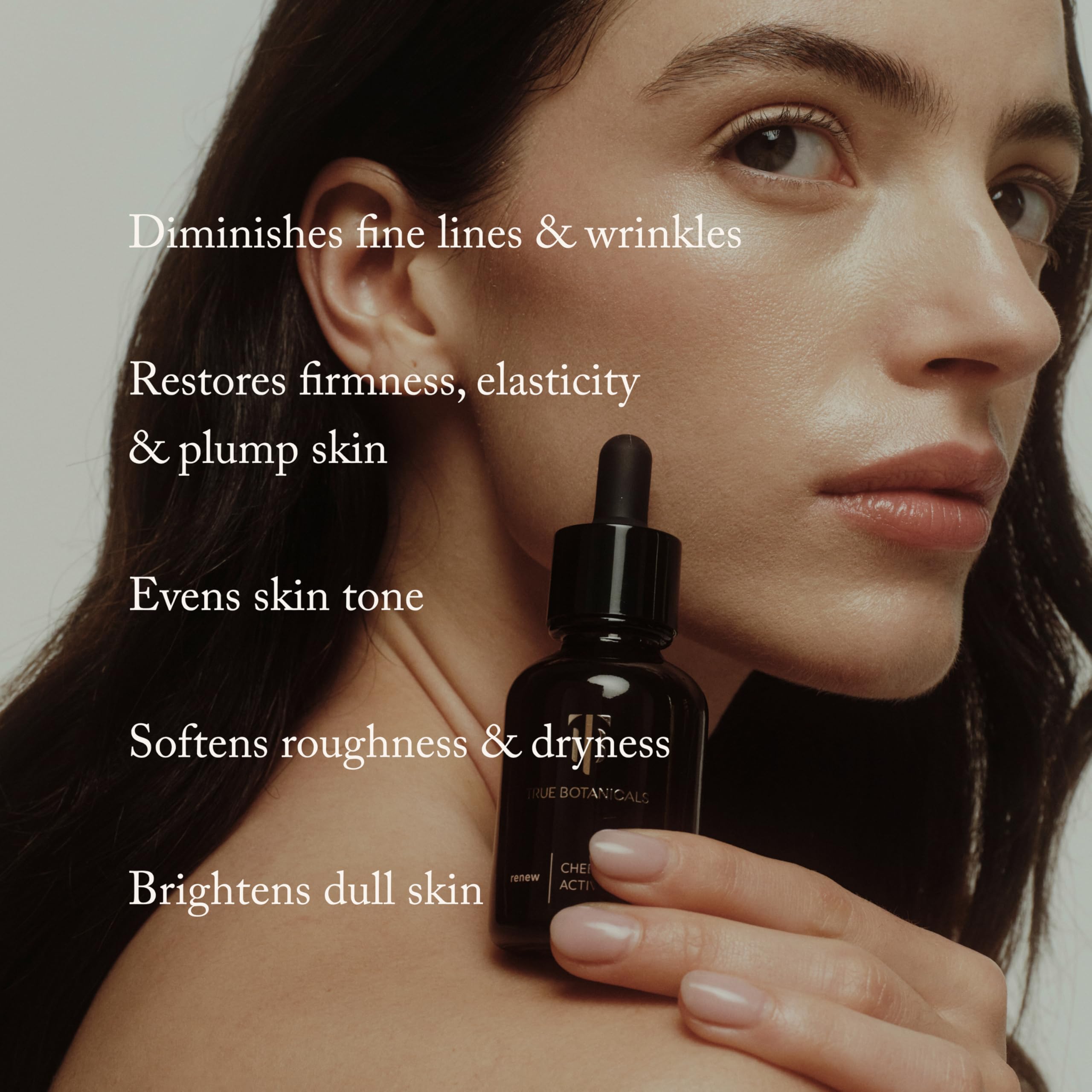 True Botanicals chebula extract close-up emphasizing antioxidant brightening benefit