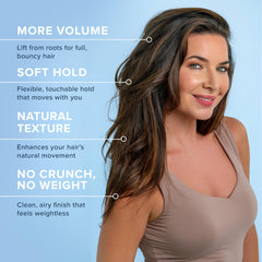 Truhair nozzle close-up showing precise spray for even coverage