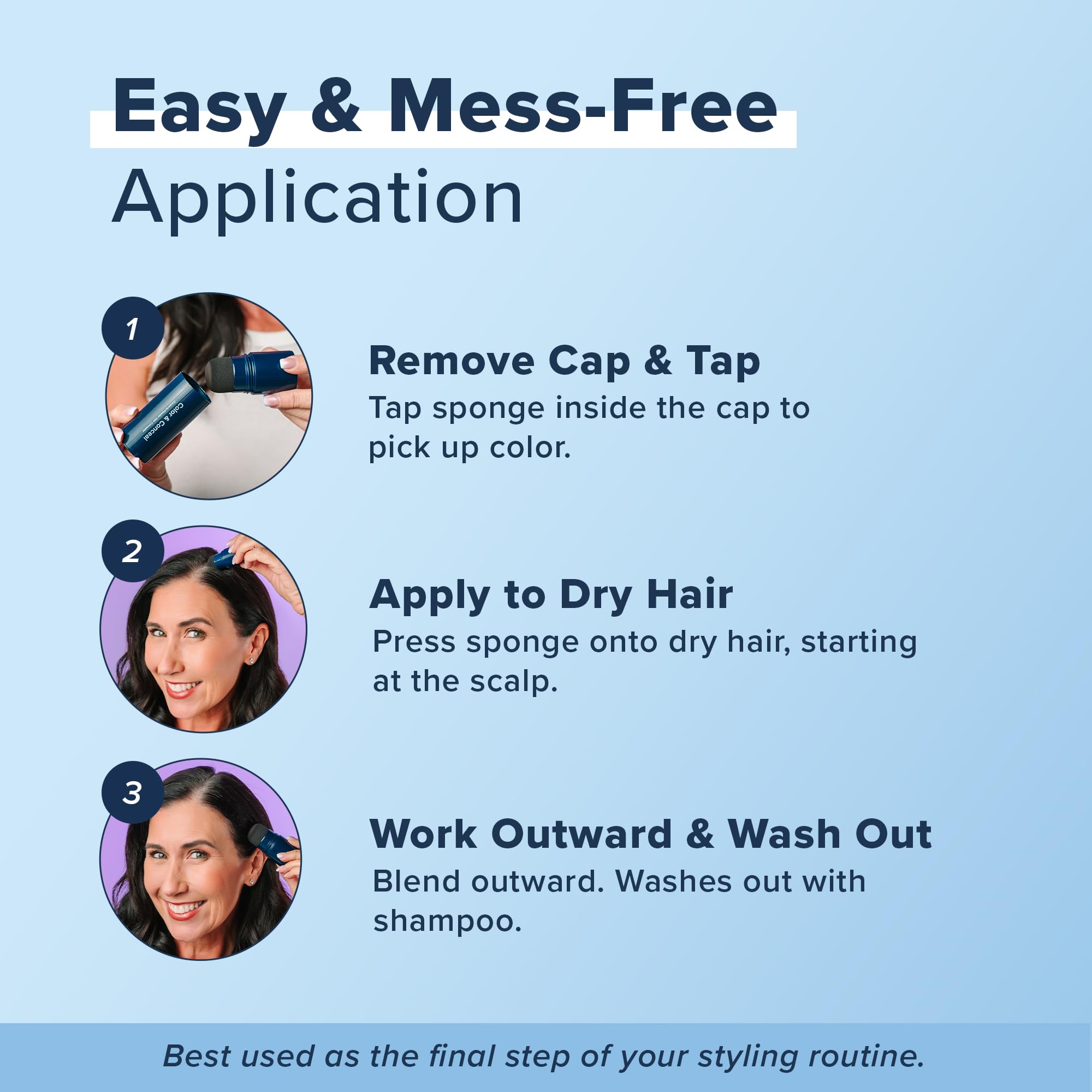 Truhair size and travel-friendly design next to keys showing portability for touch-ups