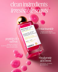 Truly close-up of shimmering oil texture showing fine luminous particles for glow