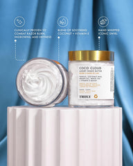 Truly palm-sized jar shown to illustrate convenient portioning