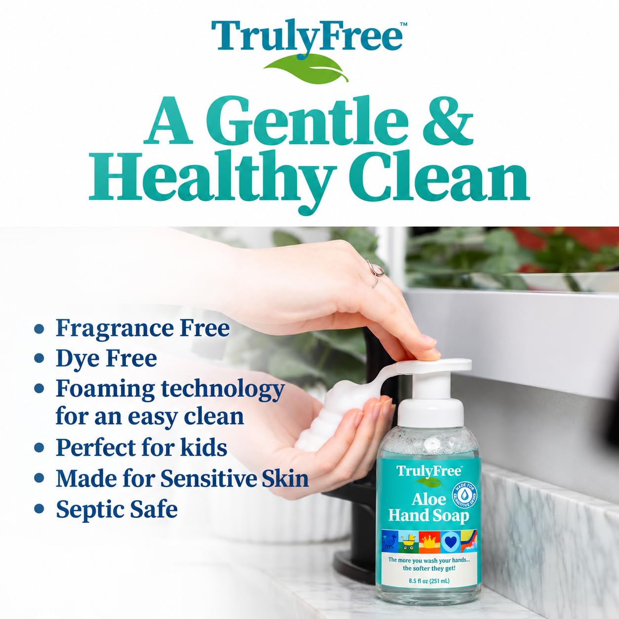 Truly Free two refill pouches displayed to show reduced-plastic benefit