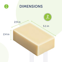 Truremedy Naturals soap sliced to show interior texture and lasting bar benefit